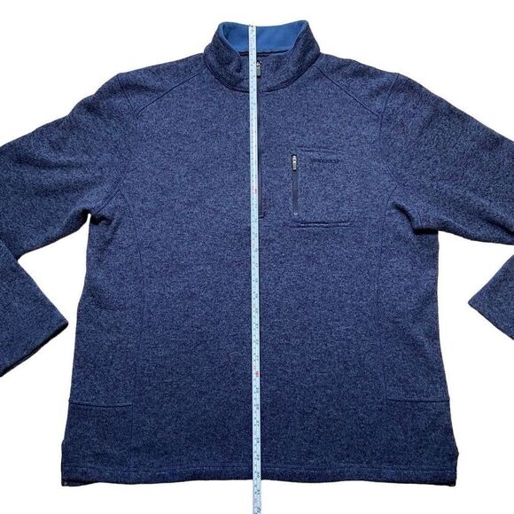 Woolrich Men’s‎ Quarter Zip Pullover Sweater Blue Size XL - Picture 6 of 10